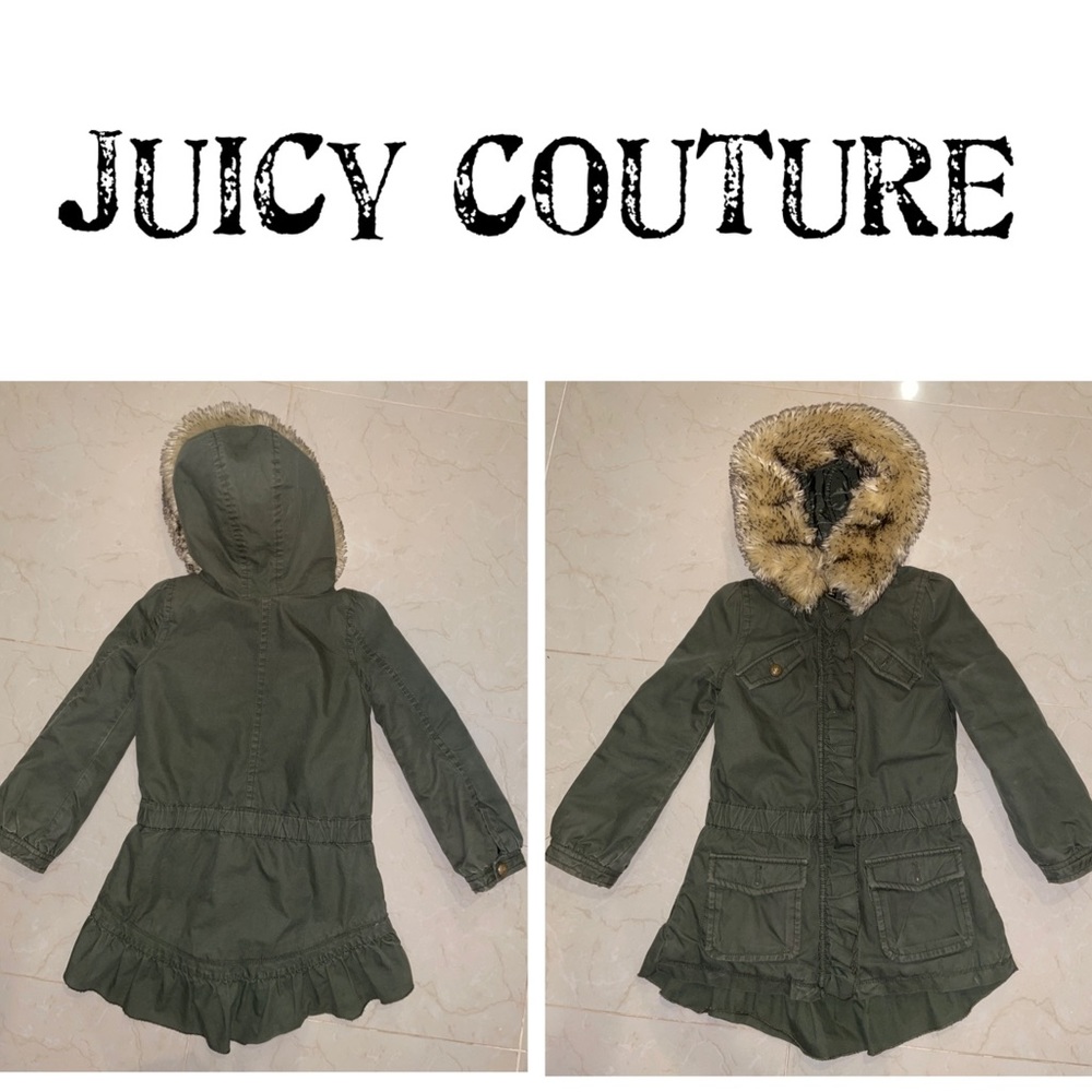 💕JUICY COUTURE Girls Size 8 Peplum Style Coat💕